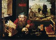 Joos van cleve Der heilige Hieronymus im Gehaus oil painting